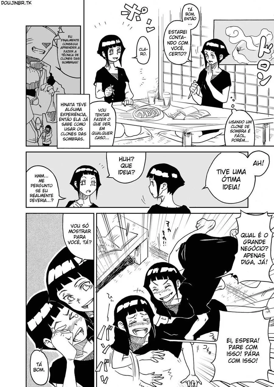 Hinata Melada de Tesão Implorando por Pirocada no Quadrinho Erótico