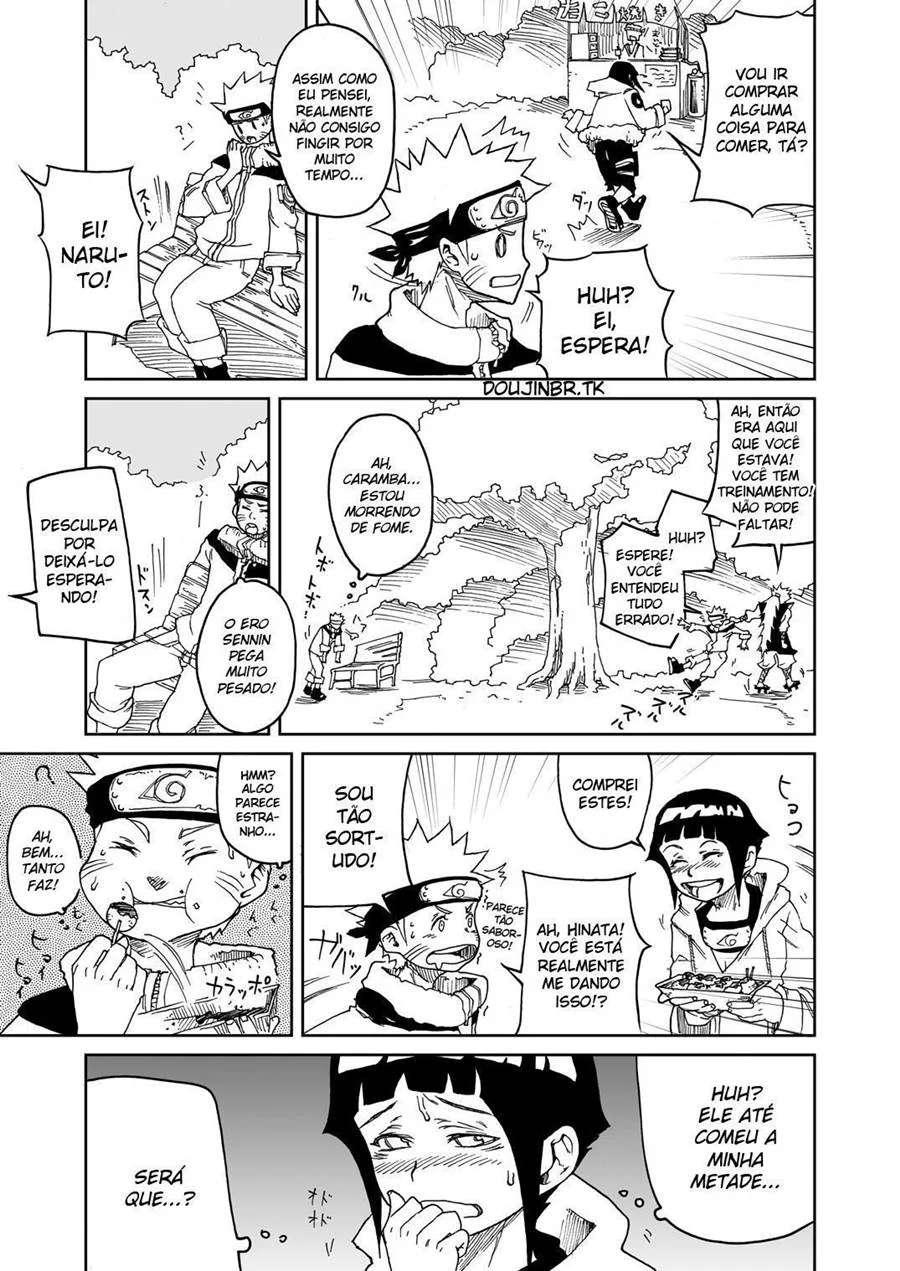 Hinata Melada de Tesão Implorando por Pirocada no Quadrinho Erótico