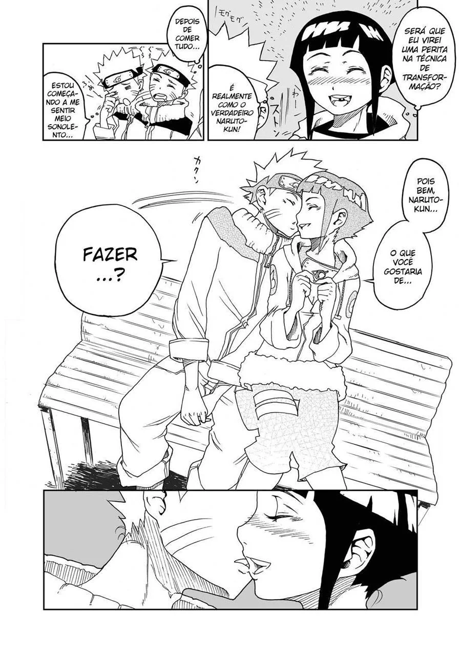 Hinata Melada de Tesão Implorando por Pirocada no Quadrinho Erótico