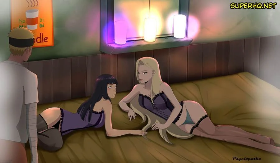 Safadas da Vila da Folha: Hinata e Ino no Sexo Explícito com Naruto!