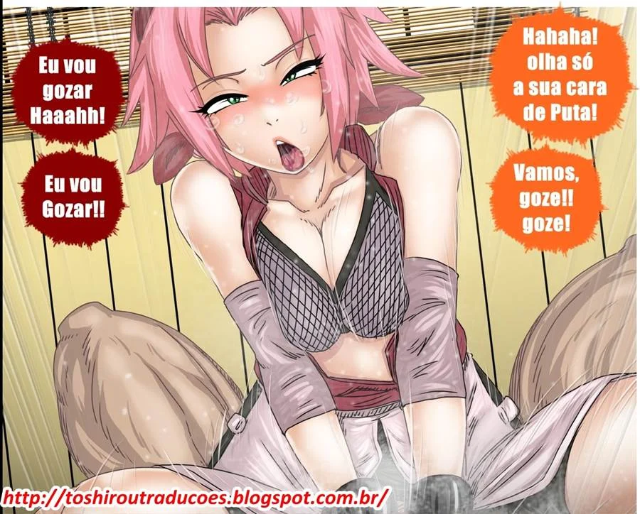 Hinata e Sakura Desenvolvem Técnicas Eróticas Explícitas em HQ Adulta de Naruto