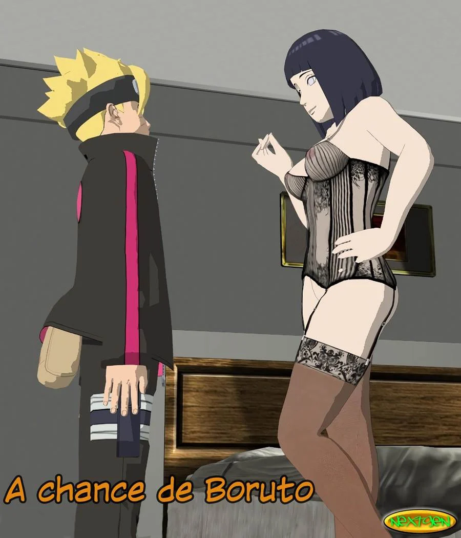 Mamãe Hinata Transando com Amigos do Filho - Hentai Explícito de Naruto