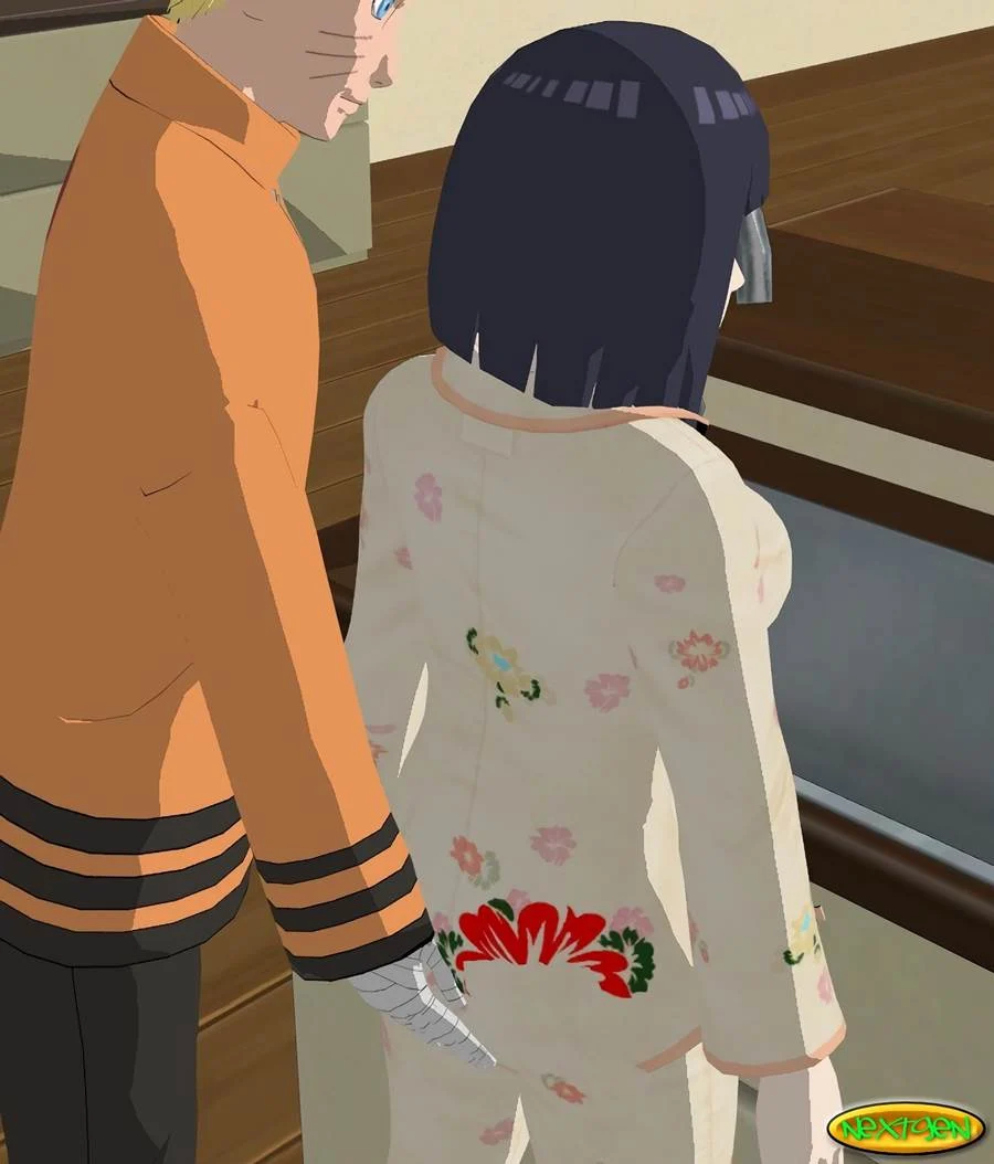 Mamãe Hinata Transando com Amigos do Filho - Hentai Explícito de Naruto
