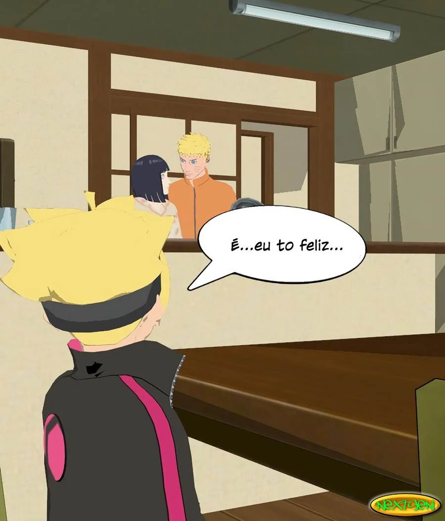 Mamãe Hinata Transando com Amigos do Filho - Hentai Explícito de Naruto