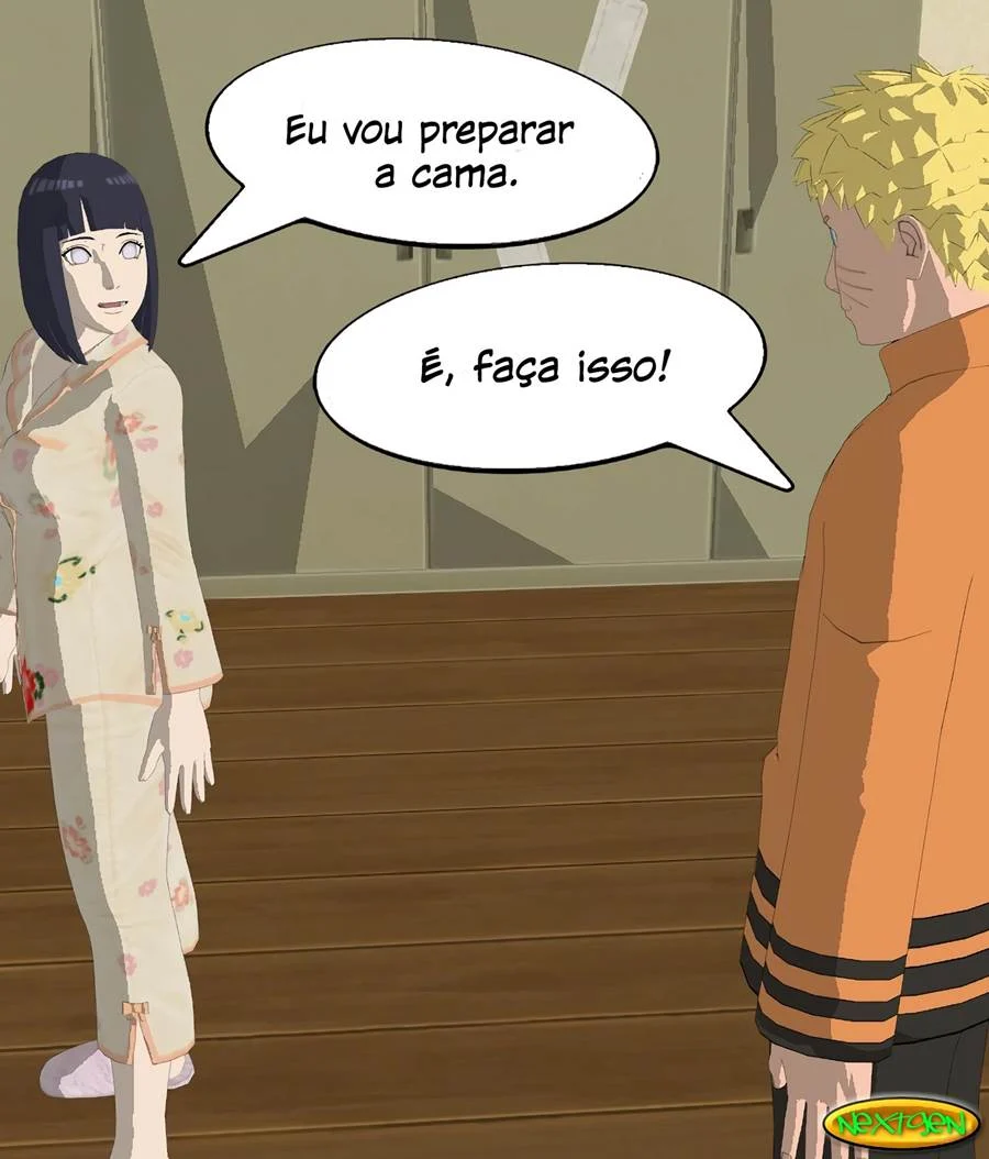 Mamãe Hinata Transando com Amigos do Filho - Hentai Explícito de Naruto