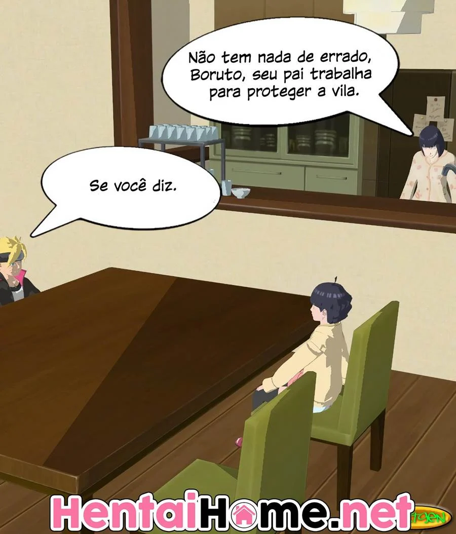 Mamãe Hinata Transando com Amigos do Filho - Hentai Explícito de Naruto