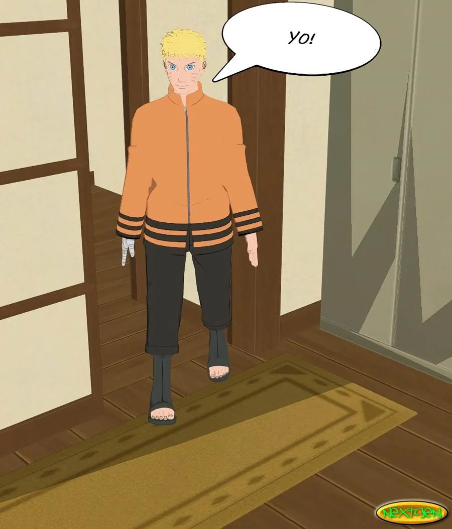 Mamãe Hinata Transando com Amigos do Filho - Hentai Explícito de Naruto