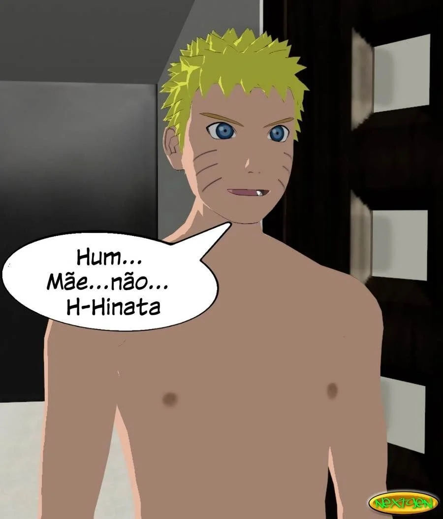 Mamãe Hinata Transando com Amigos do Filho - Hentai Explícito de Naruto