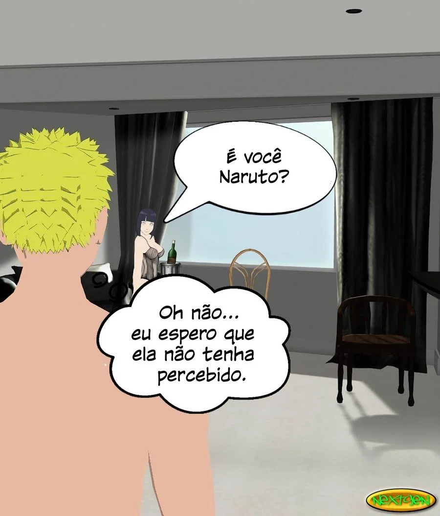 Mamãe Hinata Transando com Amigos do Filho - Hentai Explícito de Naruto