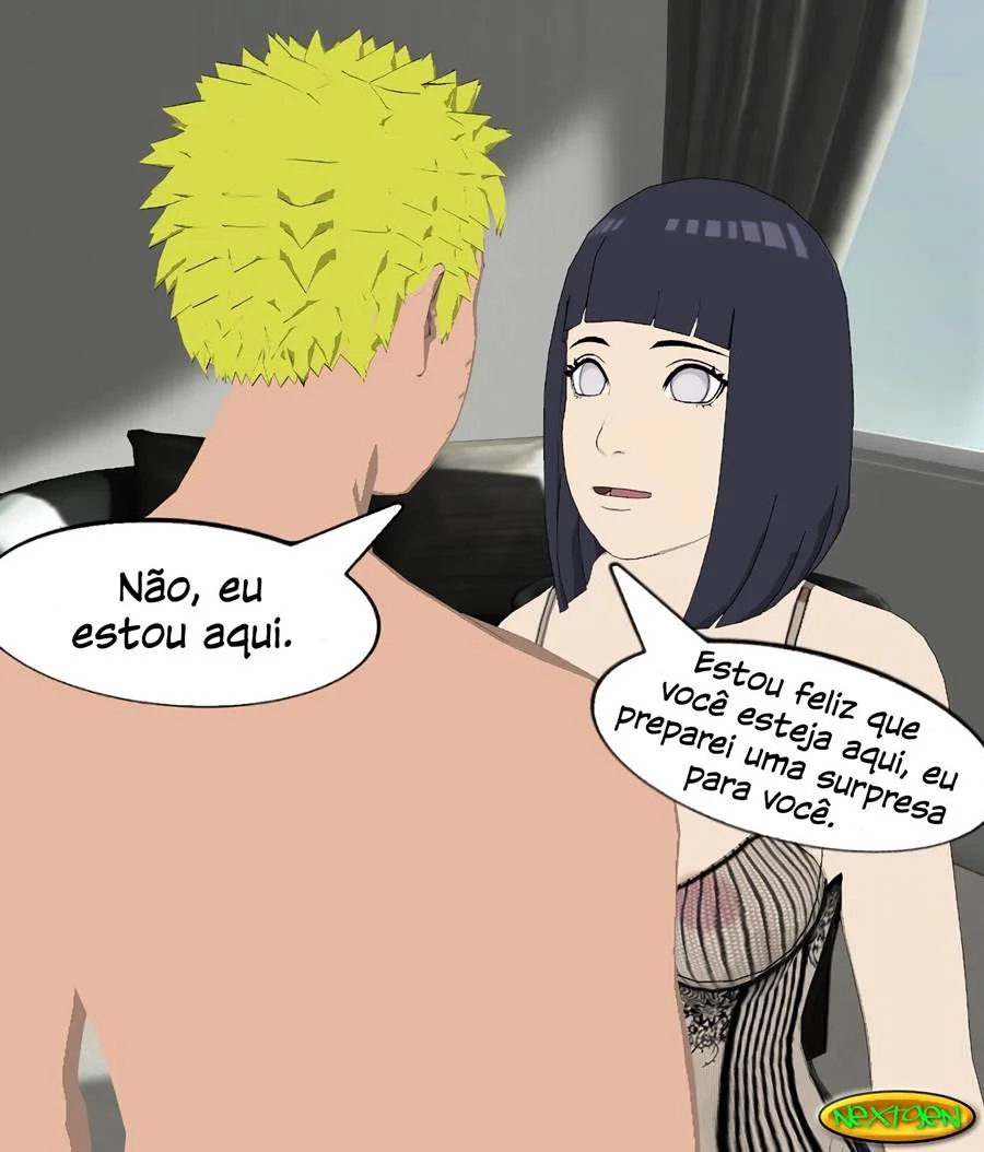 Mamãe Hinata Transando com Amigos do Filho - Hentai Explícito de Naruto