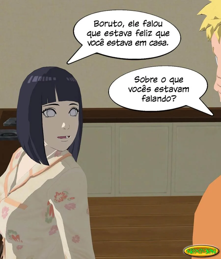Mamãe Hinata Transando com Amigos do Filho - Hentai Explícito de Naruto