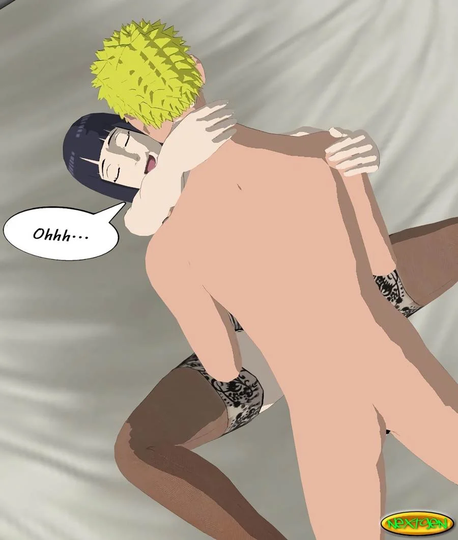 Mamãe Hinata Transando com Amigos do Filho - Hentai Explícito de Naruto