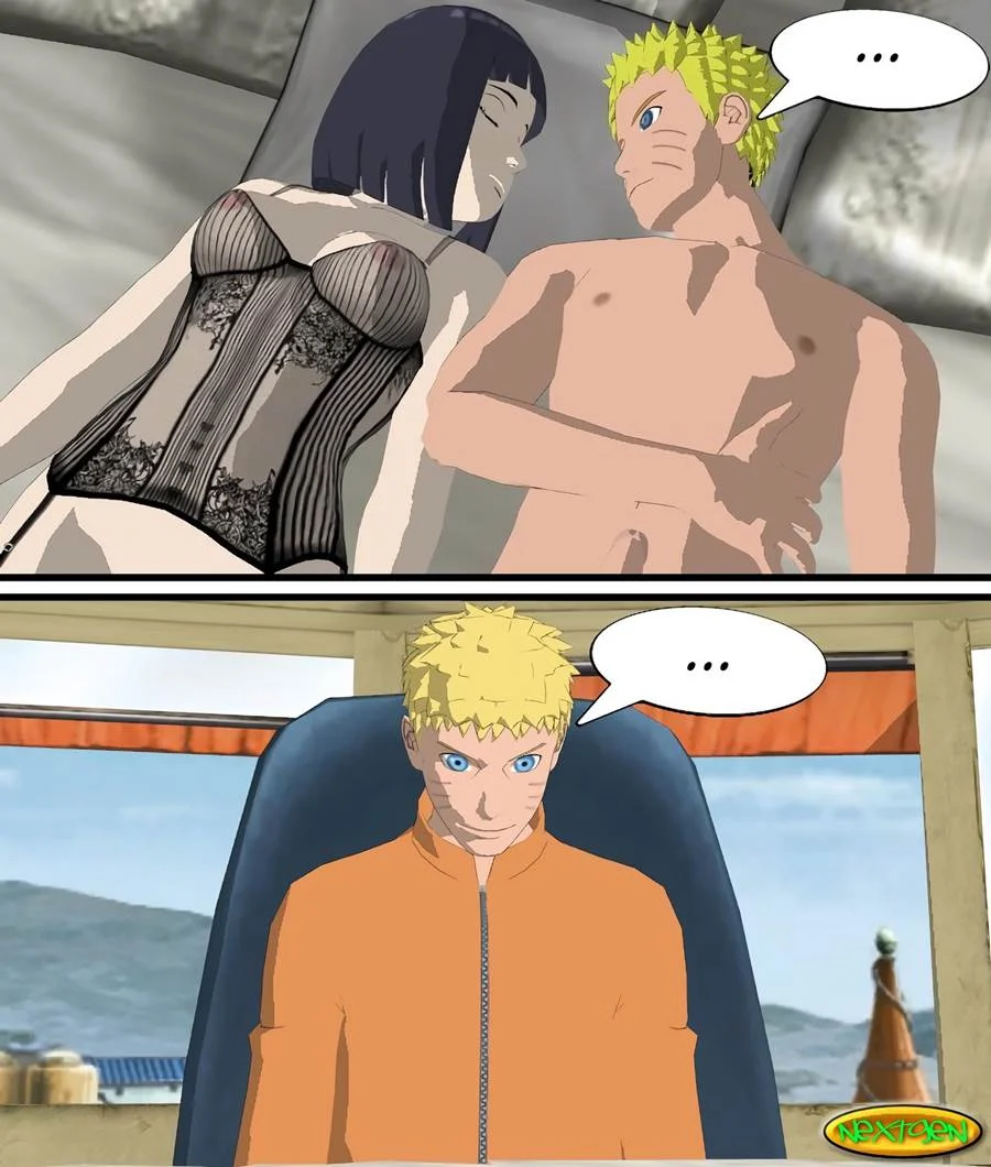 Mamãe Hinata Transando com Amigos do Filho - Hentai Explícito de Naruto