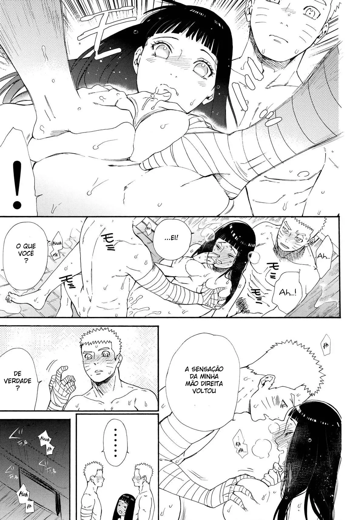 Hinata transando com clones de Naruto - Hentai Explícito em HQ