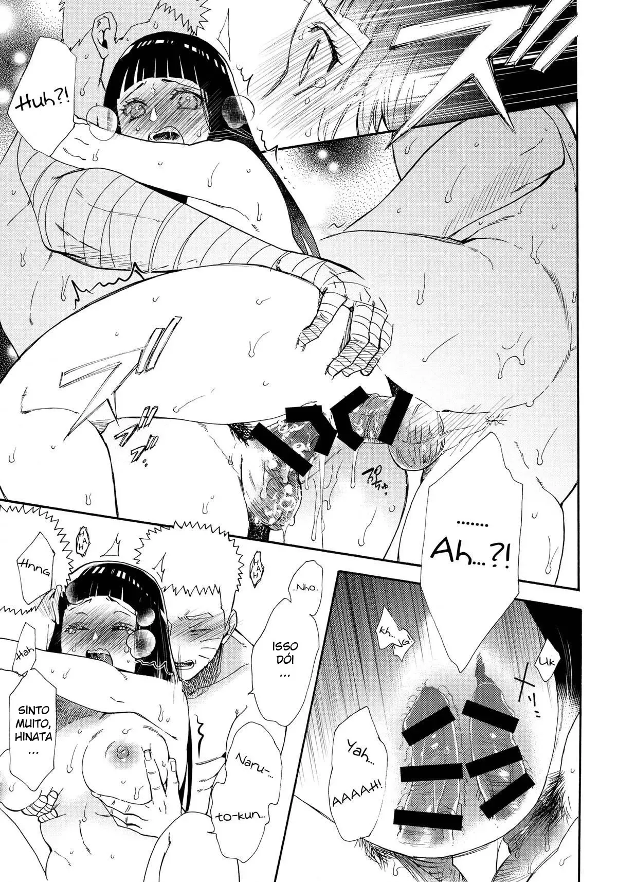 Hinata transando com clones de Naruto - Hentai Explícito em HQ