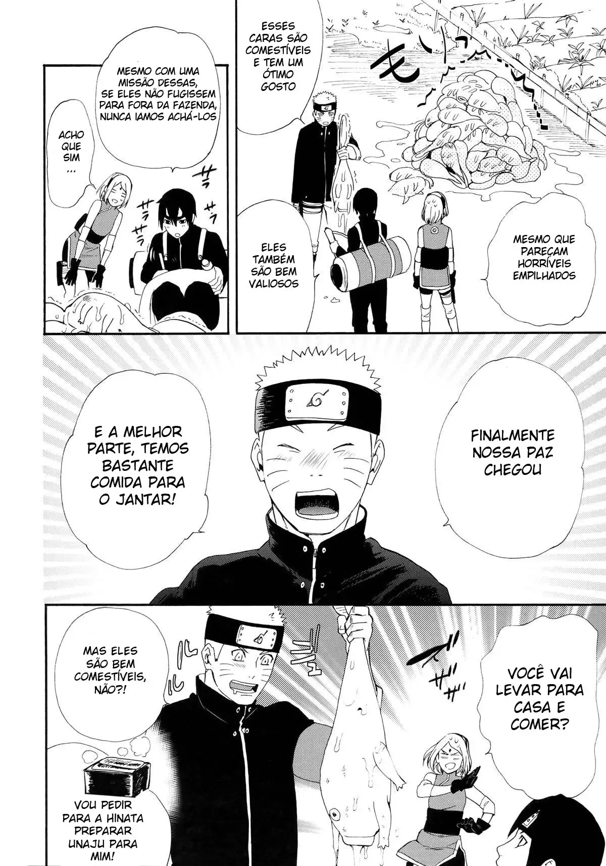 Hinata transando com clones de Naruto - Hentai Explícito em HQ