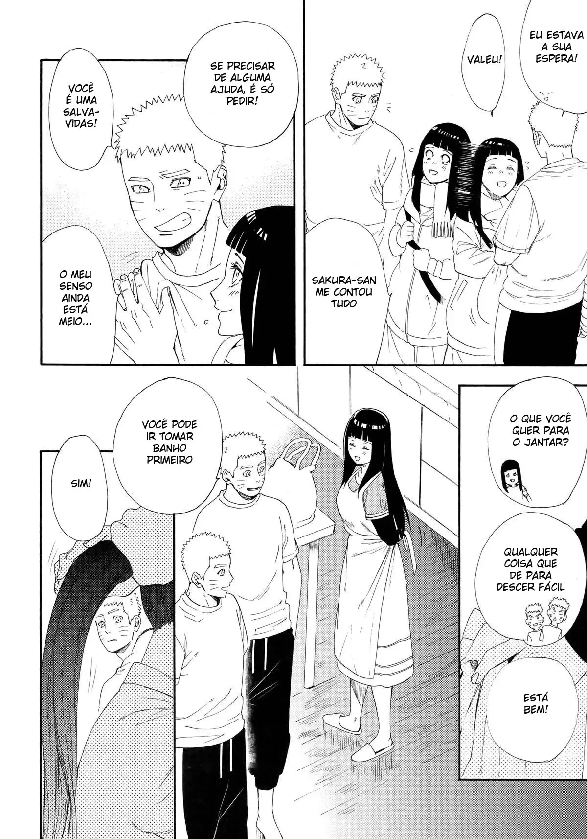 Hinata transando com clones de Naruto - Hentai Explícito em HQ