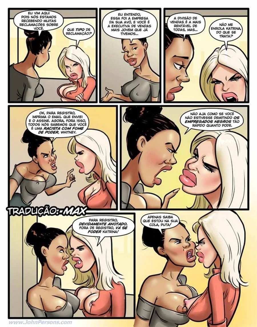 Submissão Interracial: Dominada pelo Cock Negro em HQ Explícita Submissão Interracial: Dominada pelo Cock Negro em HQ Explícita