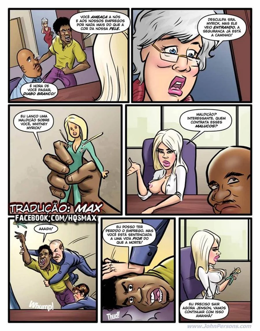 Submissão Interracial: Dominada pelo Cock Negro em HQ Explícita Submissão Interracial: Dominada pelo Cock Negro em HQ Explícita