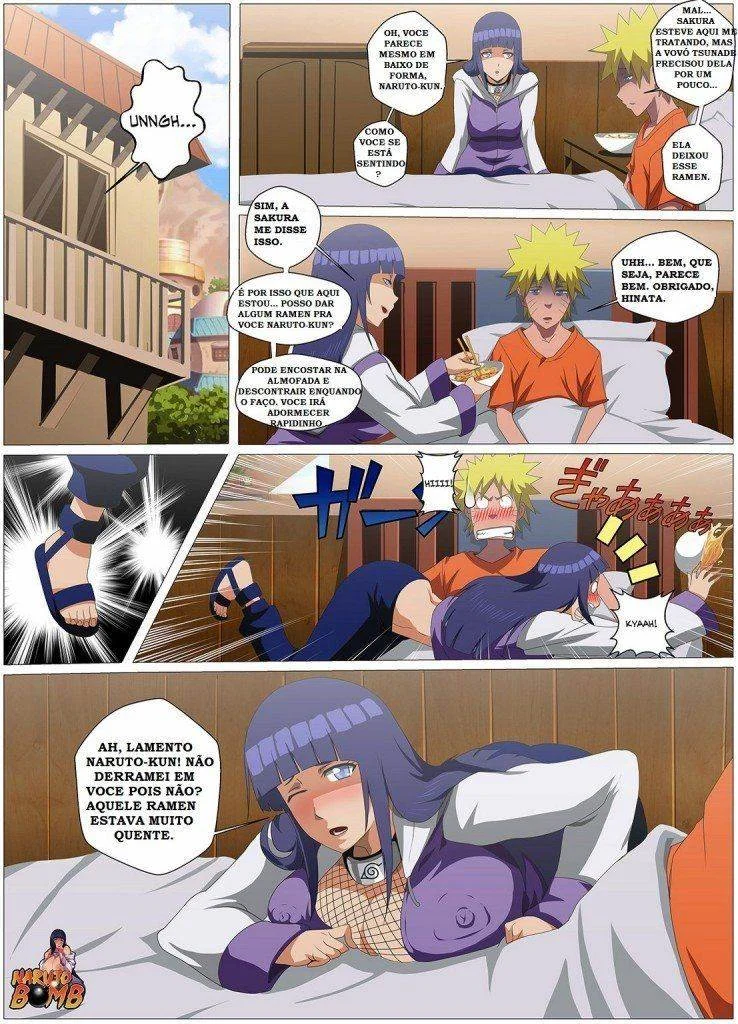 Hinata Gosta do Pau Grosso do Naruto enquanto Ele a Fode com Força!