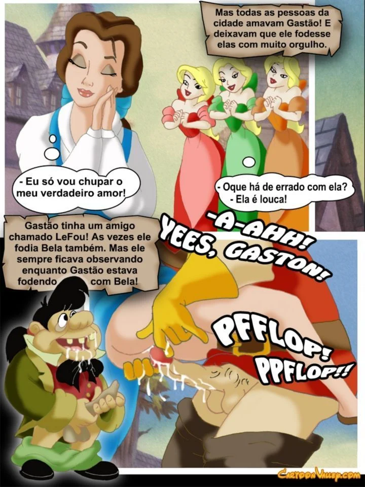 A Verdadeira Orgia da Bela e a Fera: Cena Quente de Sexo Explícito