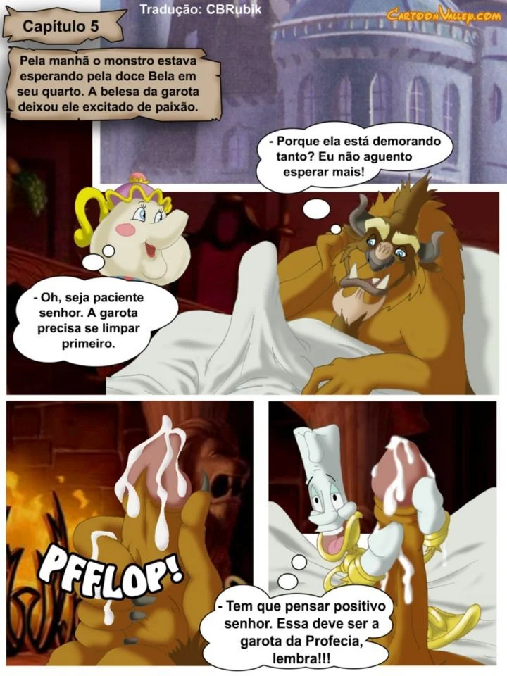 A Verdadeira Orgia da Bela e a Fera: Cena Quente de Sexo Explícito A Verdadeira Orgia da Bela e a Fera: Cena Quente de Sexo Explícito