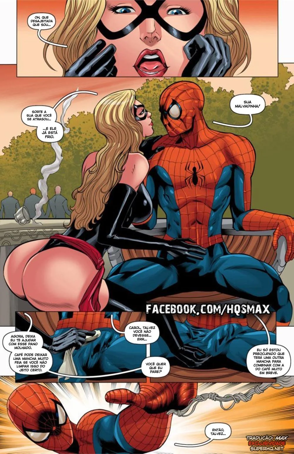 Homem Aranha Transa Brutalmente com Miss Marvel em HQ Erótica Explícita Homem Aranha Transa Brutalmente com Miss Marvel em HQ Erótica Explícita