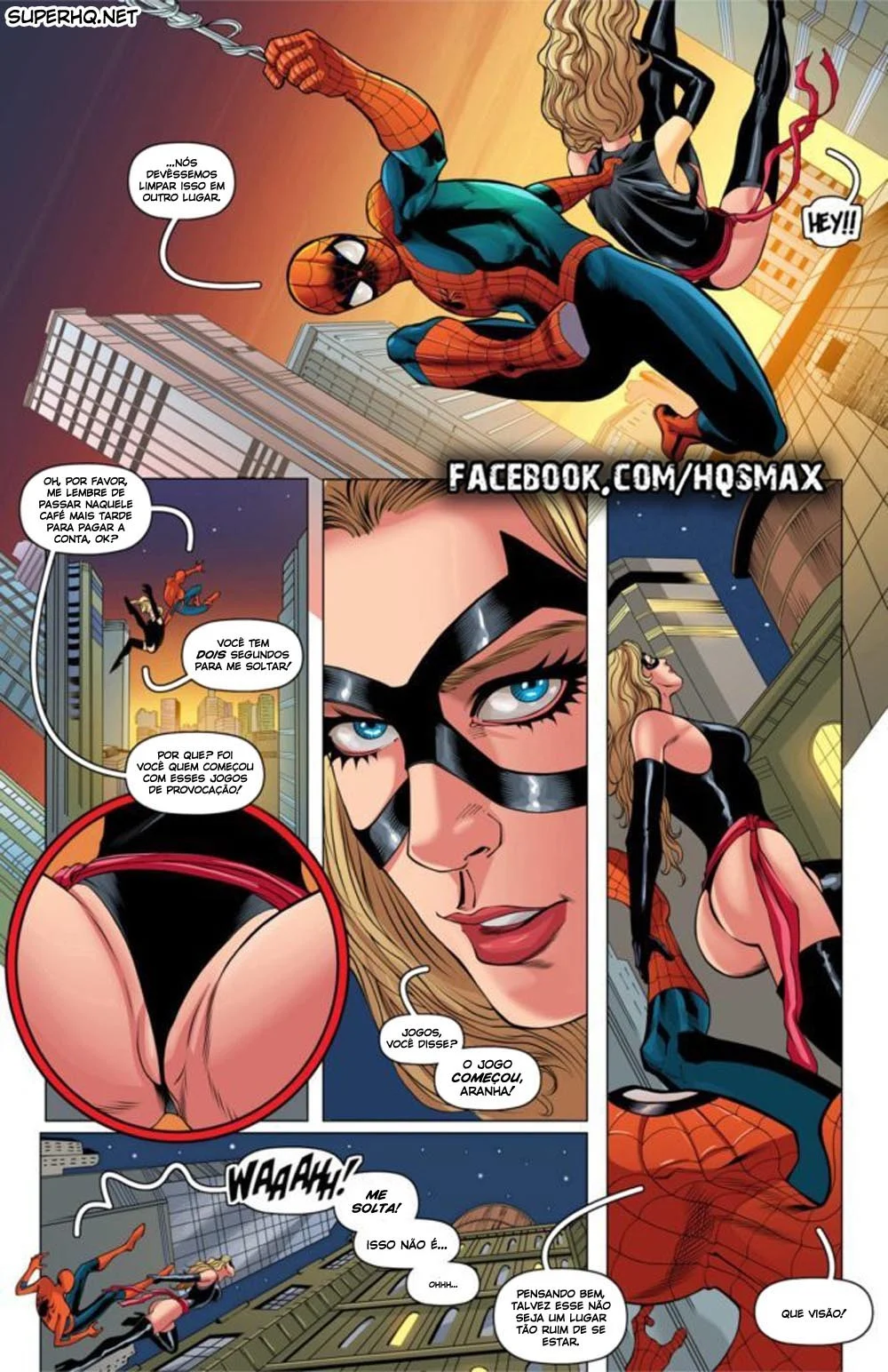 Homem Aranha Transa Brutalmente com Miss Marvel em HQ Erótica Explícita Homem Aranha Transa Brutalmente com Miss Marvel em HQ Erótica Explícita