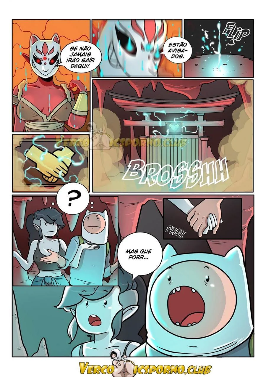 Fogo no parque: Aventuras proibidas de Finn e Jake nos quadrinhos íntimos