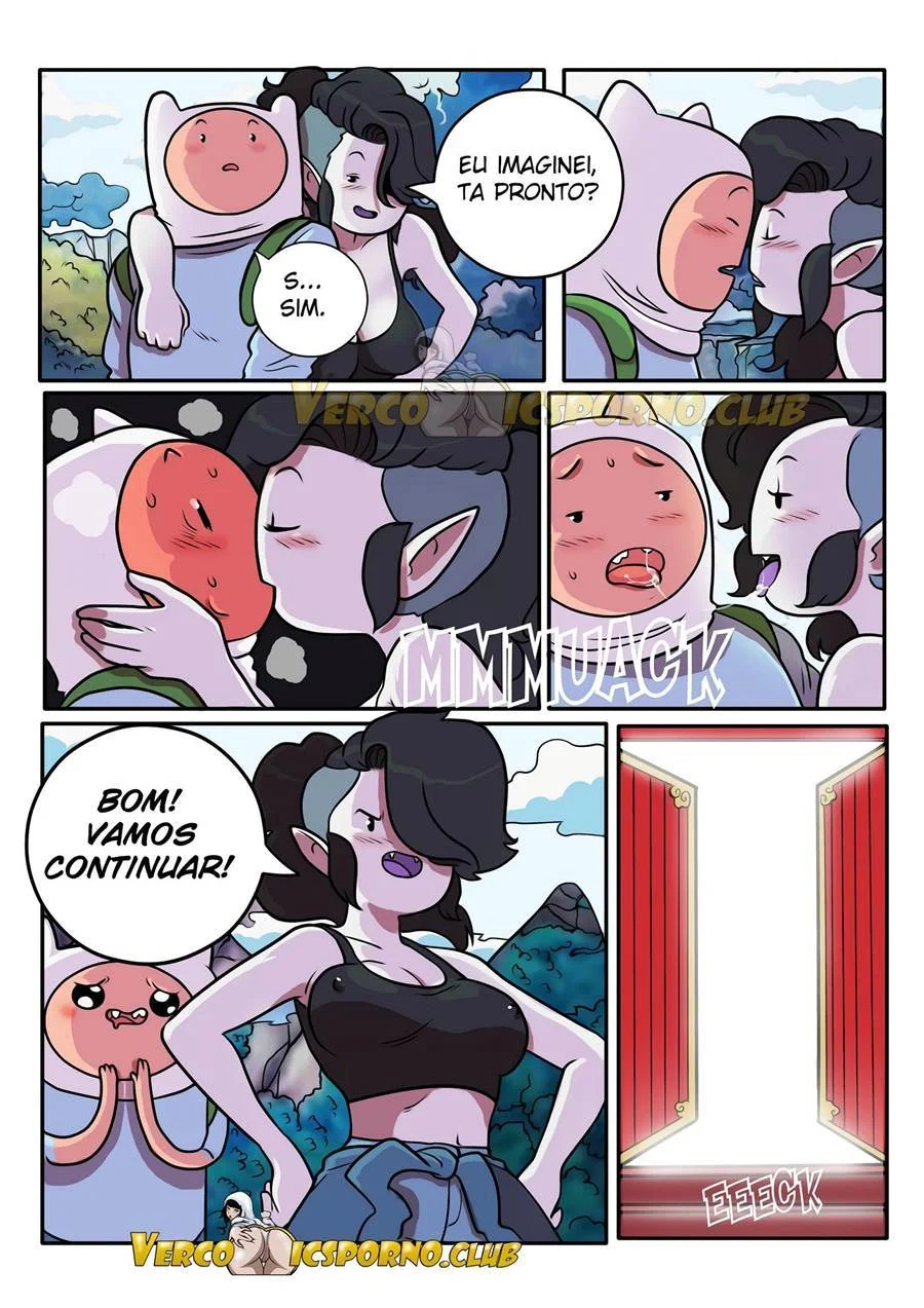 Fogo no parque: Aventuras proibidas de Finn e Jake nos quadrinhos íntimos