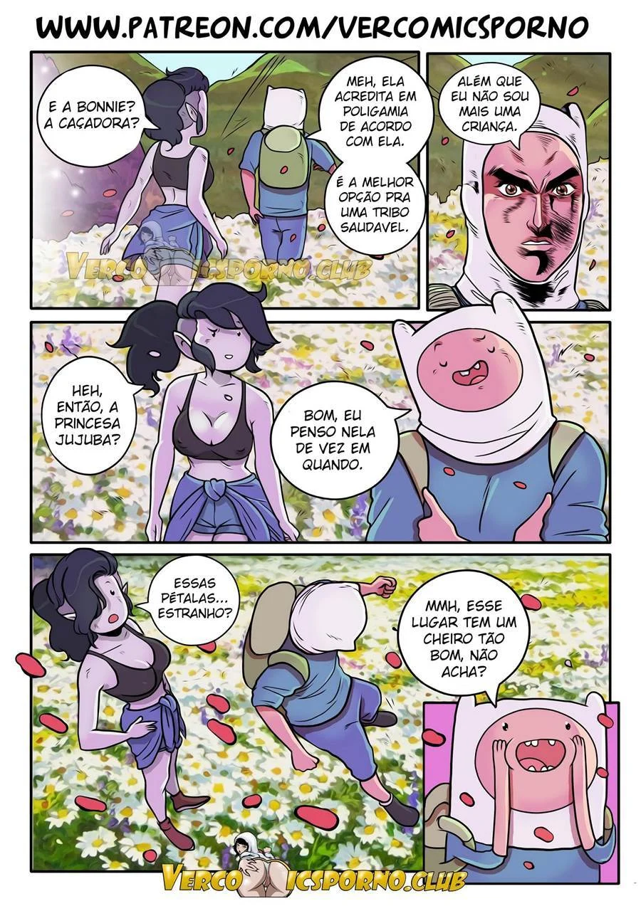 Fogo no parque: Aventuras proibidas de Finn e Jake nos quadrinhos íntimos