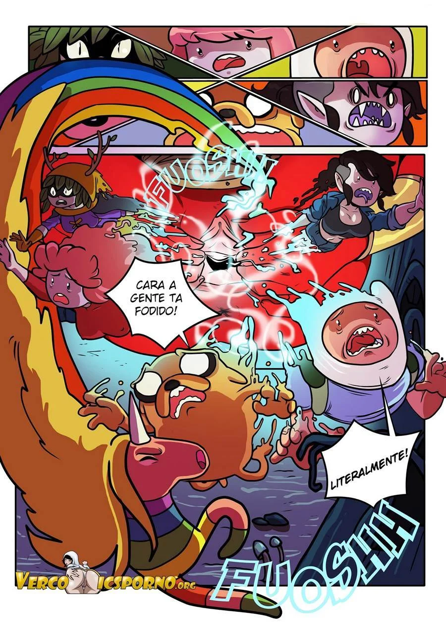 Fogo no parque: Aventuras proibidas de Finn e Jake nos quadrinhos íntimos