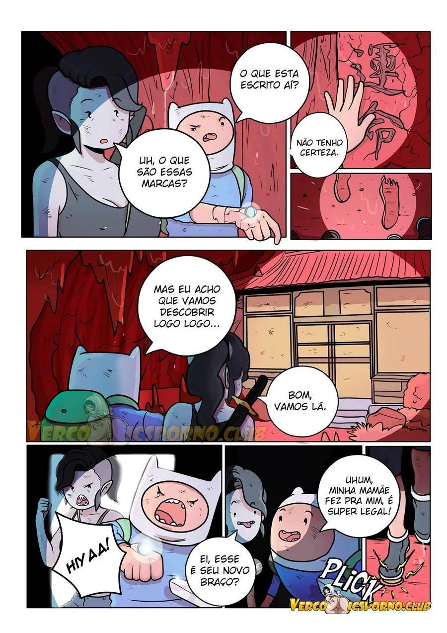 Fogo no parque: Aventuras proibidas de Finn e Jake nos quadrinhos íntimos