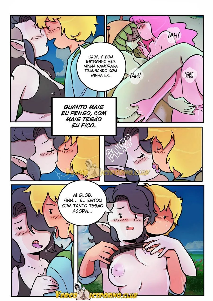 Fogo no parque: Aventuras proibidas de Finn e Jake nos quadrinhos íntimos