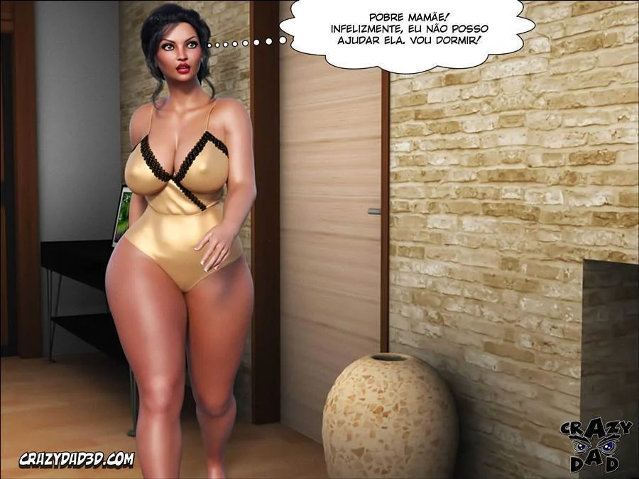 Fantasias Proibidas: A Filha que Excita o Pai em HQ 3D Explícita