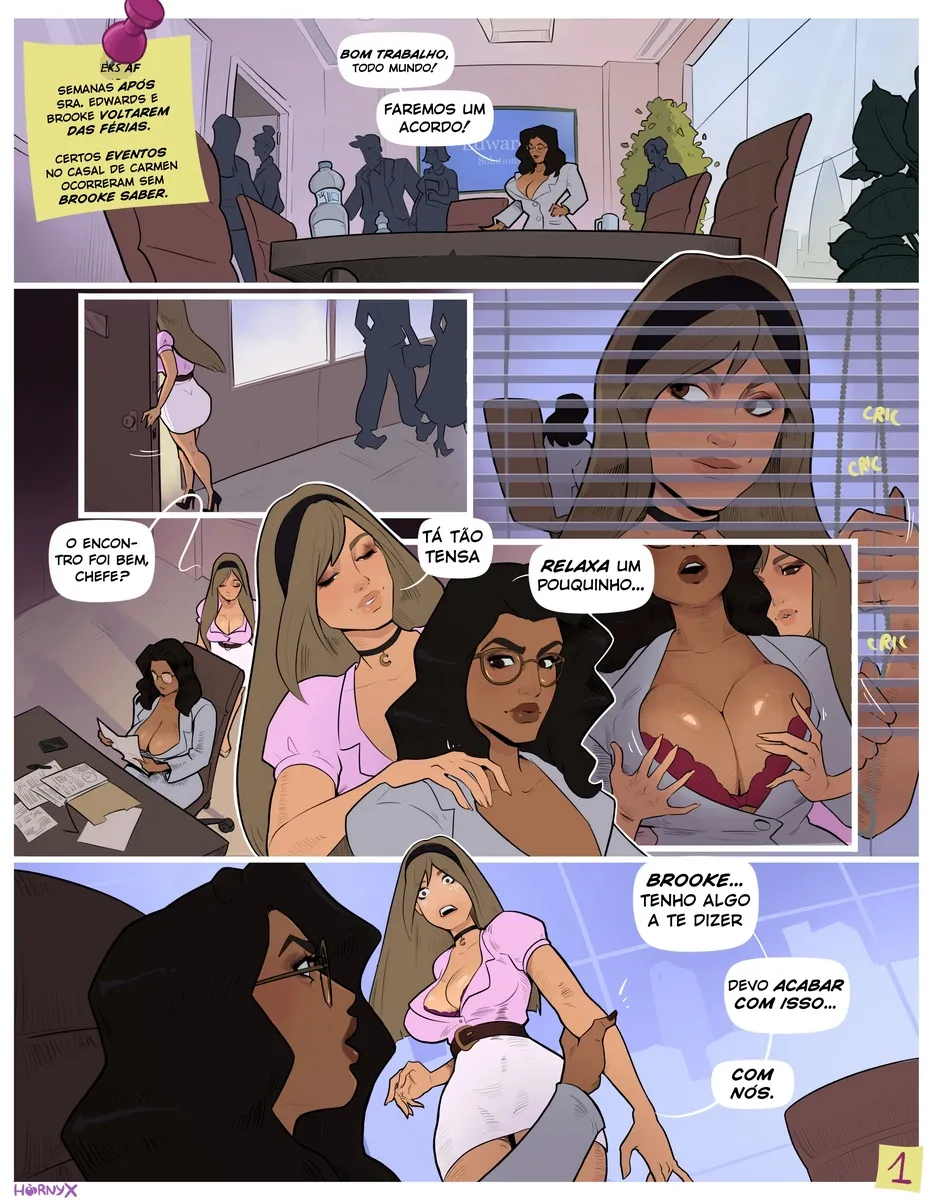 Yuri Perverso: A Mamãe Chefe Me Dominou com Sexo Explícito
