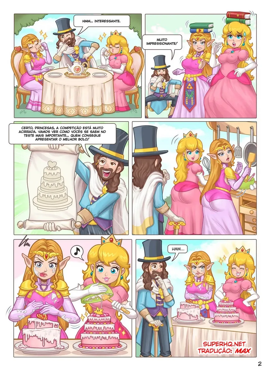 Esmagando a Princesa: Zelda Vs Peach em Combate Erótico Insano