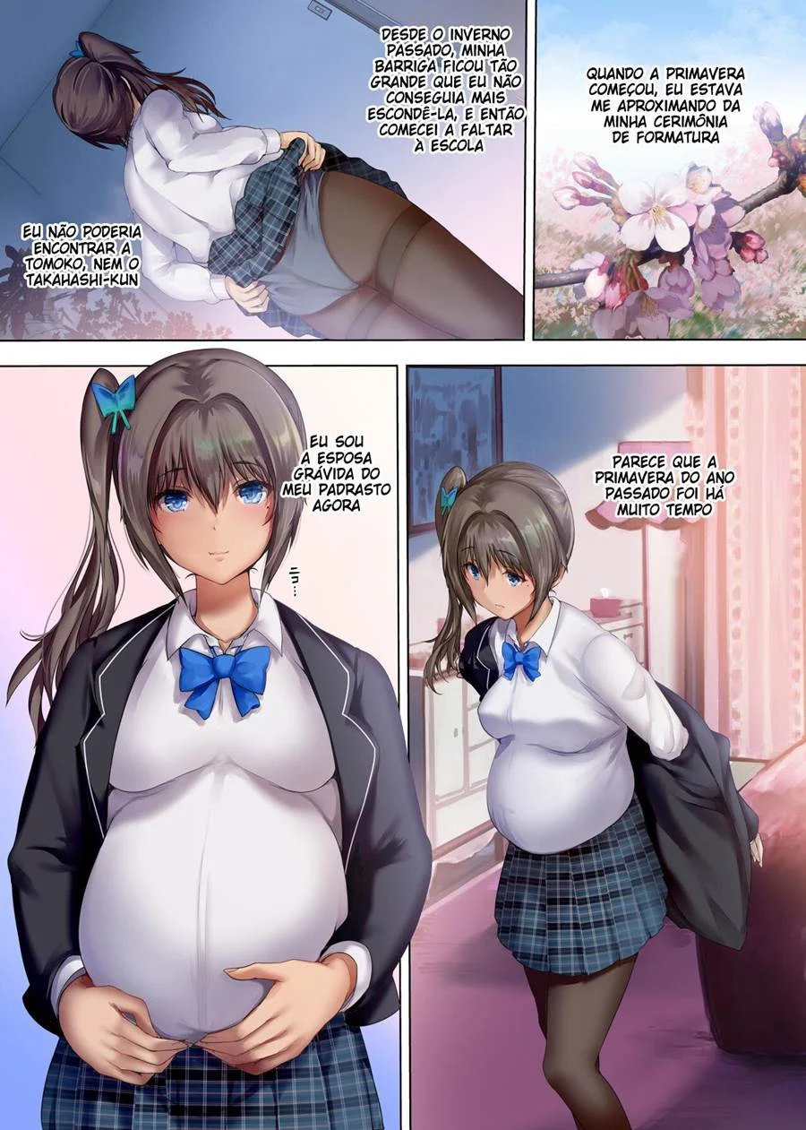 Casal Transa na Escola com Professora Grávida em Hentai