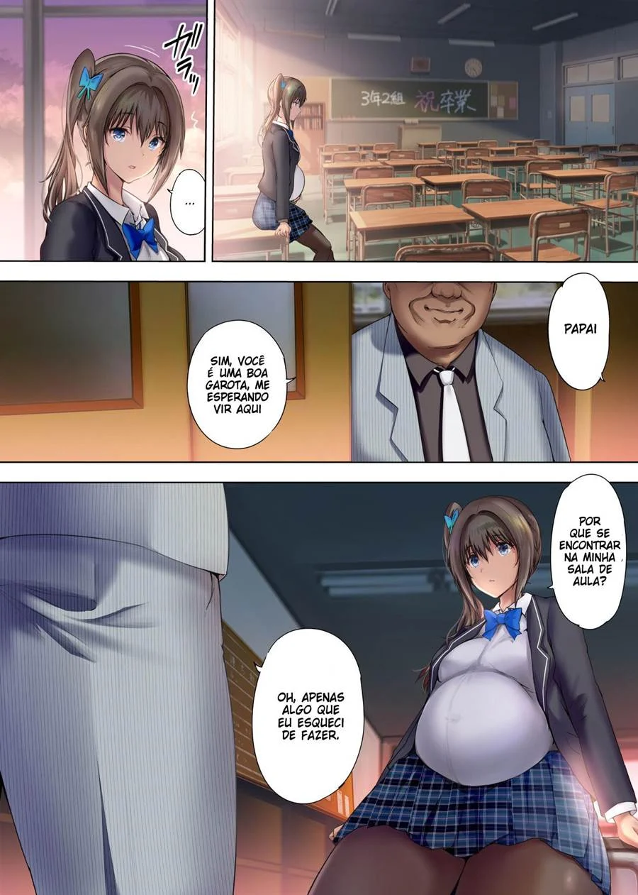 Casal Transa na Escola com Professora Grávida em Hentai Casal Transa na Escola com Professora Grávida em Hentai