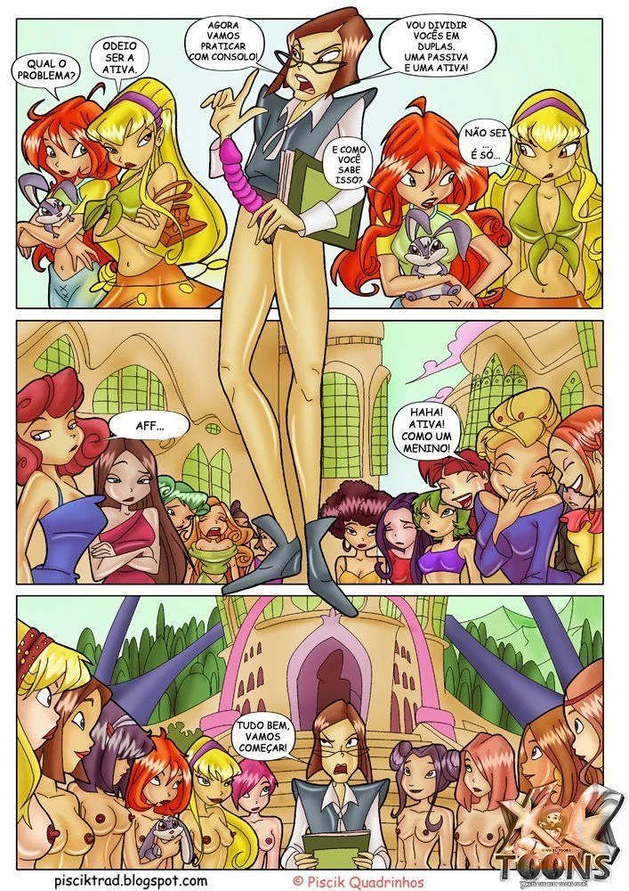 Sexo selvagem na sala de aula - HQ hentai com cenas picantes e proibidas