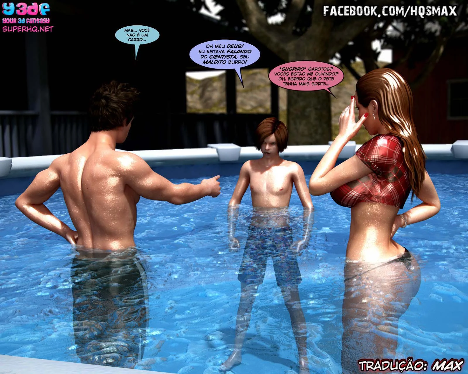 Sogro Arrasa a Nora Safada em Cena 3D Explícita - Hentai Brasileiro