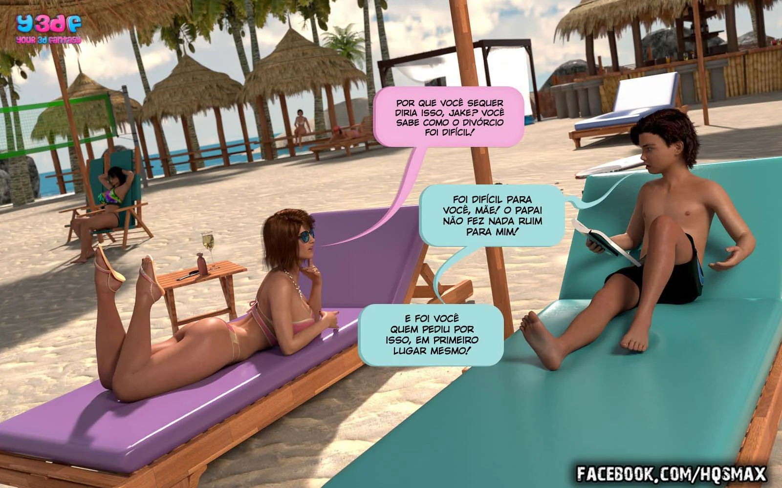 Exploração Familiar Profunda: Férias Proibidas em HQ Hentai 3D