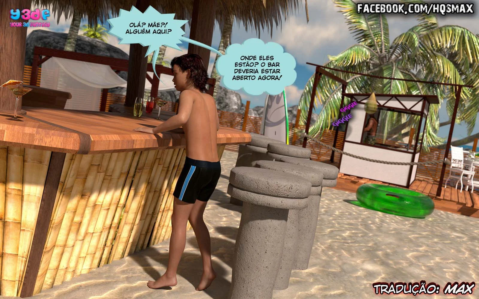 Exploração Familiar Profunda: Férias Proibidas em HQ Hentai 3D