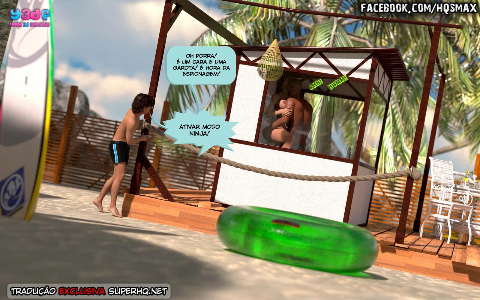 Exploração Familiar Profunda: Férias Proibidas em HQ Hentai 3D