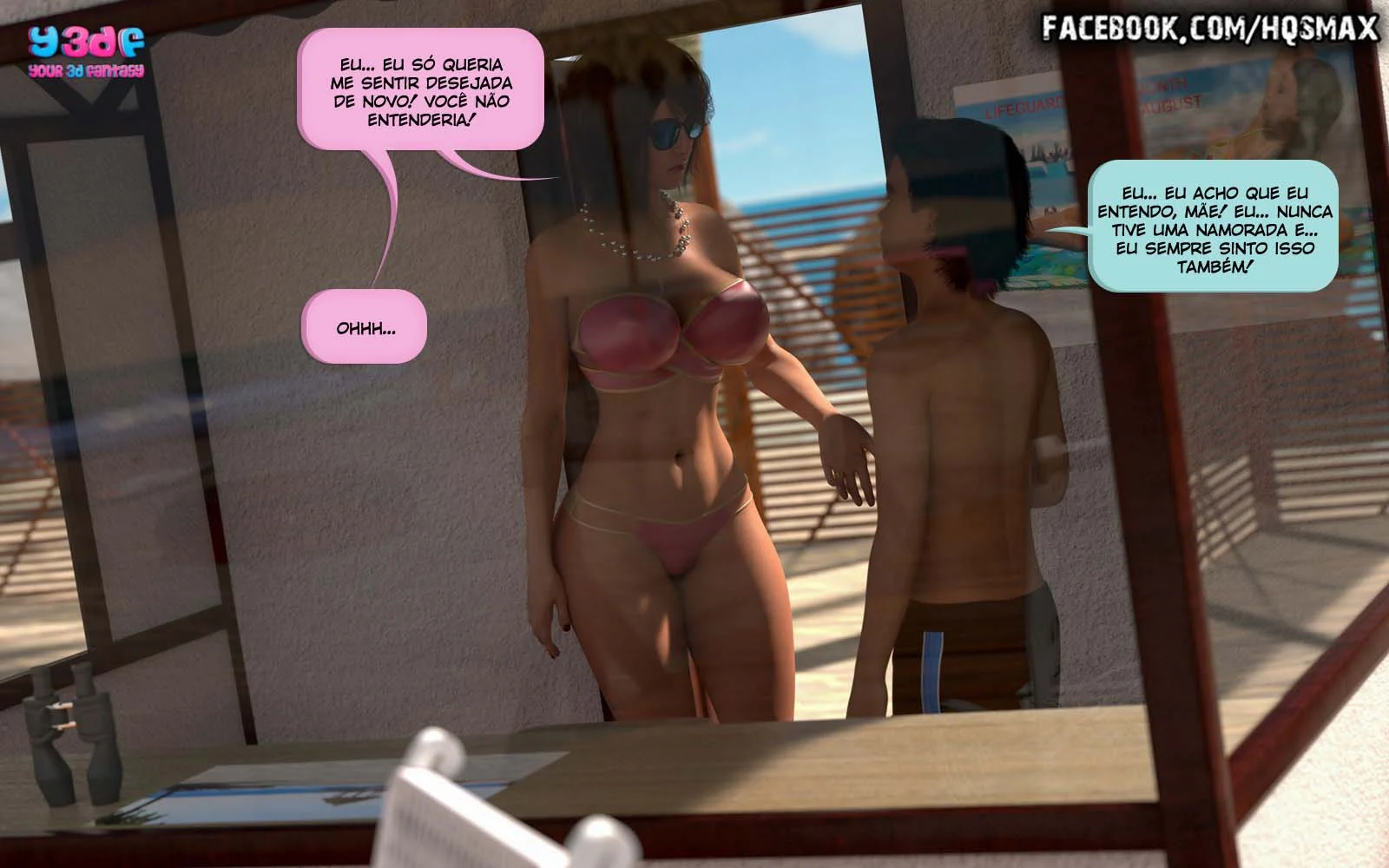 Exploração Familiar Profunda: Férias Proibidas em HQ Hentai 3D