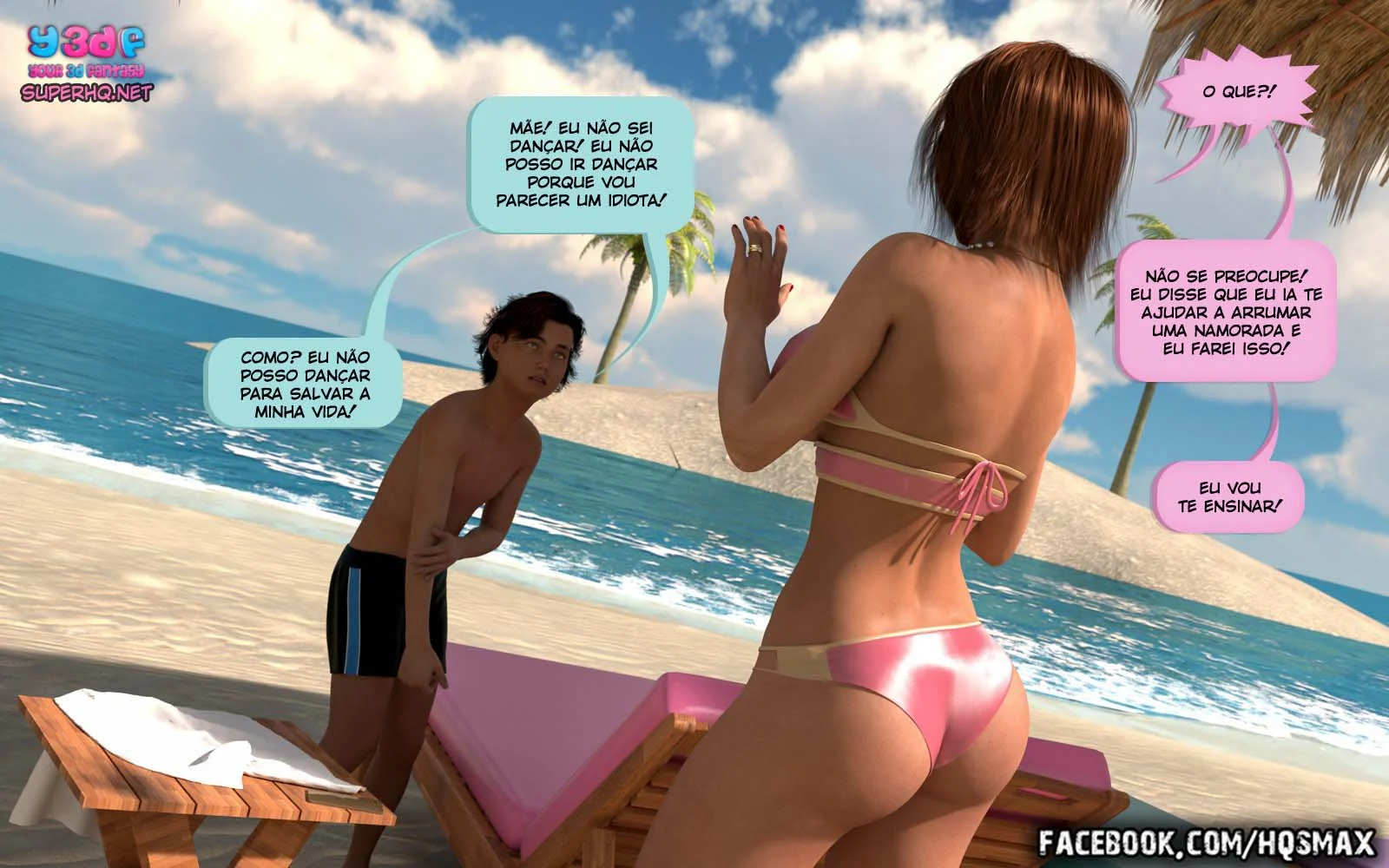 Exploração Familiar Profunda: Férias Proibidas em HQ Hentai 3D