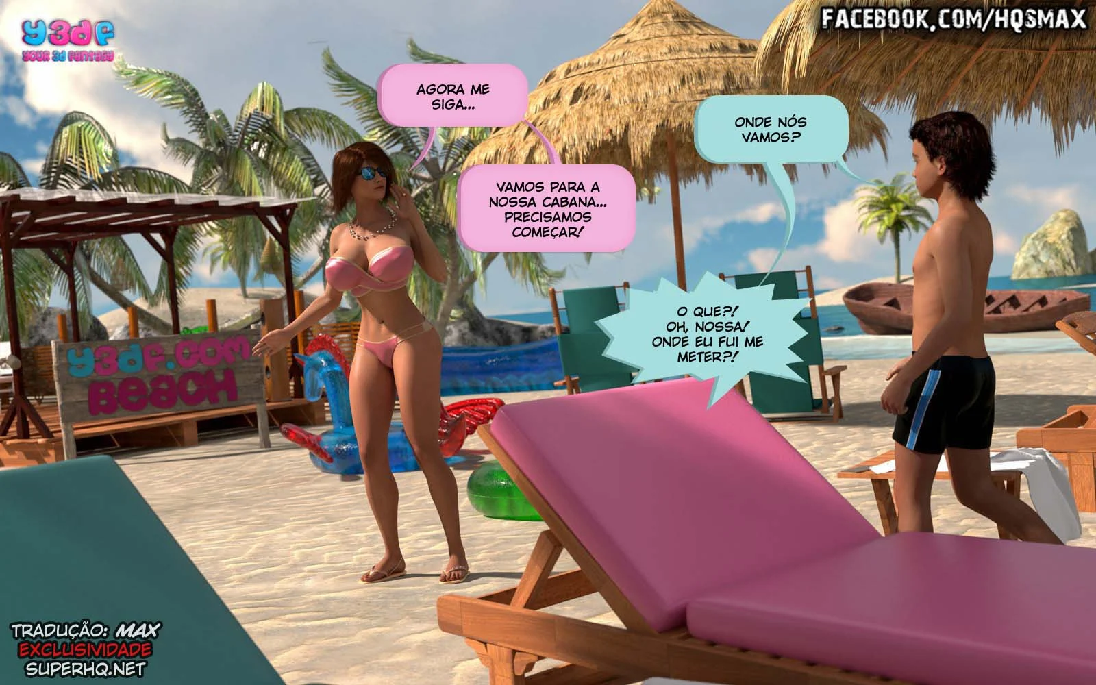 Exploração Familiar Profunda: Férias Proibidas em HQ Hentai 3D