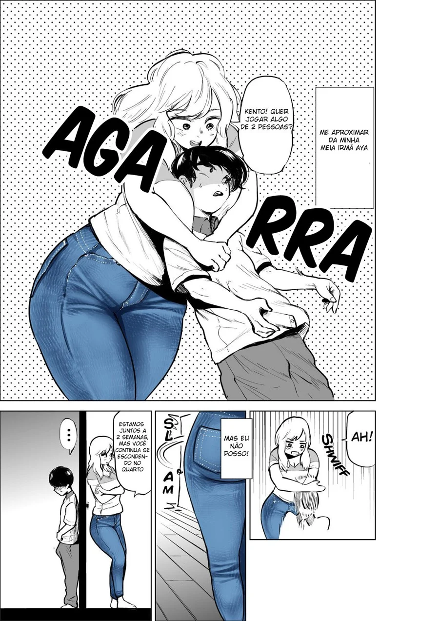 Sexo Explícito com Meia Irmã: Quadrinhos Eróticos de Incesto Proibido