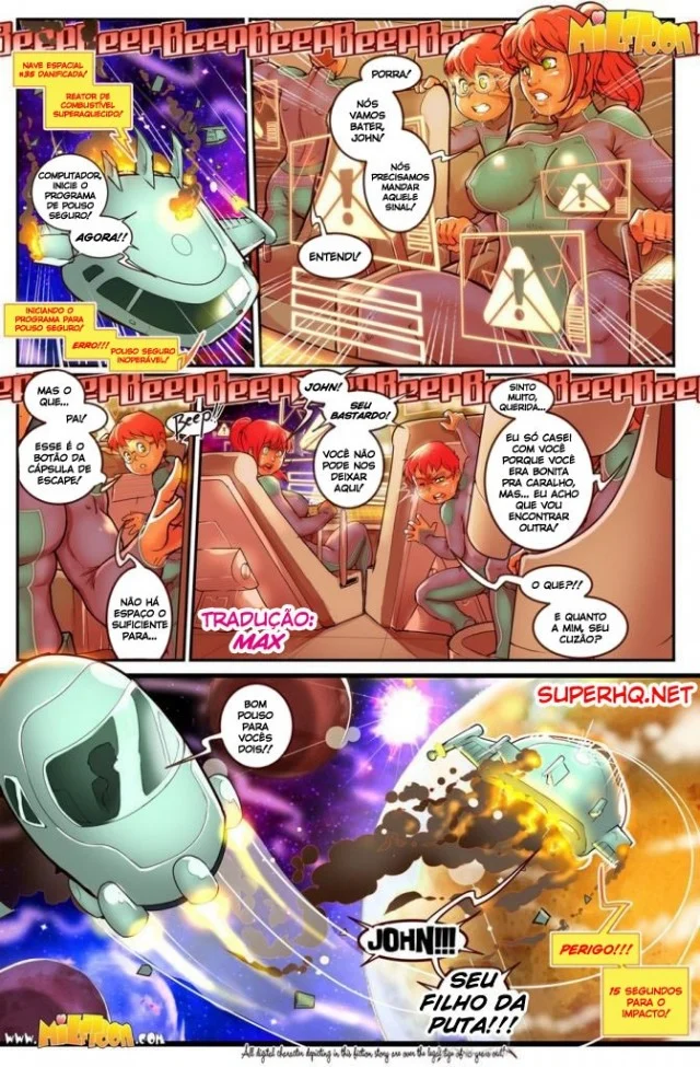 Milftoon: Mãe Gostosa Transando com o Filho em HQ Erótica Explícita