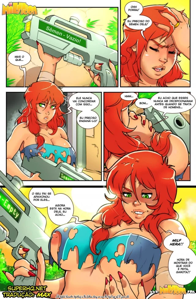 Milftoon: Mãe Gostosa Transando com o Filho em HQ Erótica Explícita